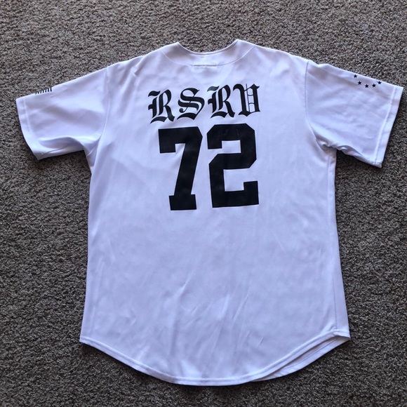 DNINE Reserve white baseball Jersey - Picture 3 of 3